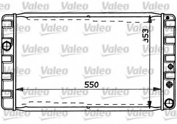 VALEO 731247 Radiator, engine cooling